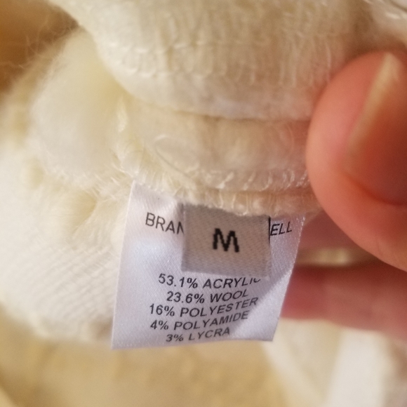 BRANDON MAXWELL SARABETH CABLE JACQUARD CREWNECK SWEATER size M - Picture 2 of 10